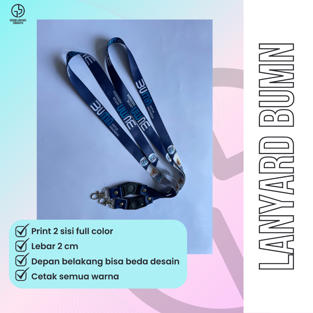 

LANYARD TALI ID CARD PERUSAHAAN BUMN