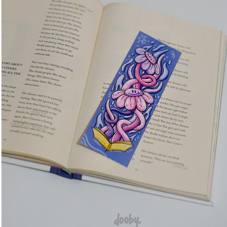 

DOOBY Bookmark / Pembatas Buku Ilustrasi Cute