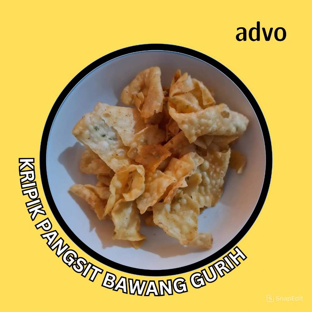 

Kripik Bawang Pangsit 200gr Gurih Renyah