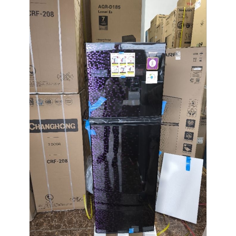 kulkas Sharp SJ-316MG / kulkas Sharp 2 pintu jumbo non salju