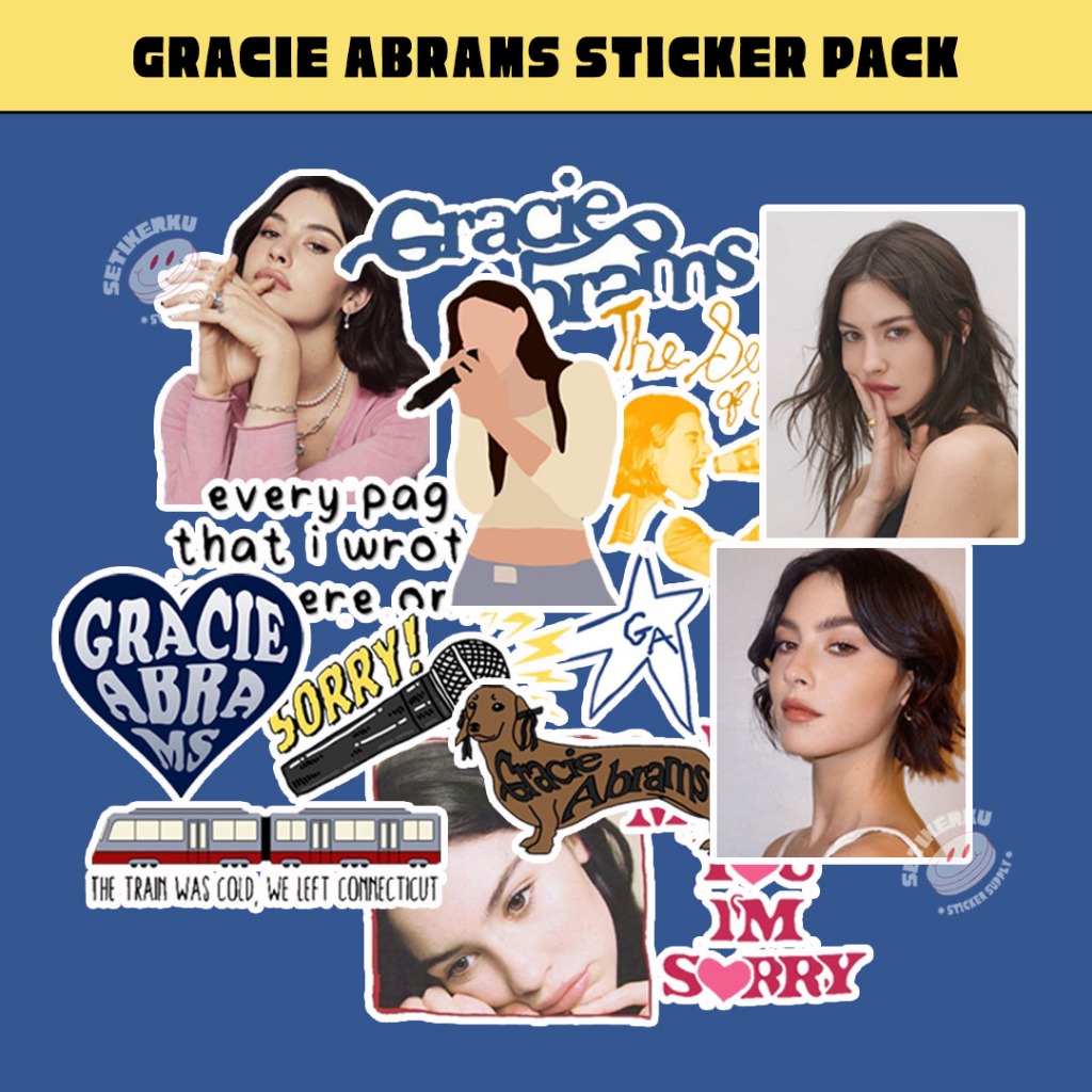 

Gracie Abrams Sticker Pack A6 (14pcs)