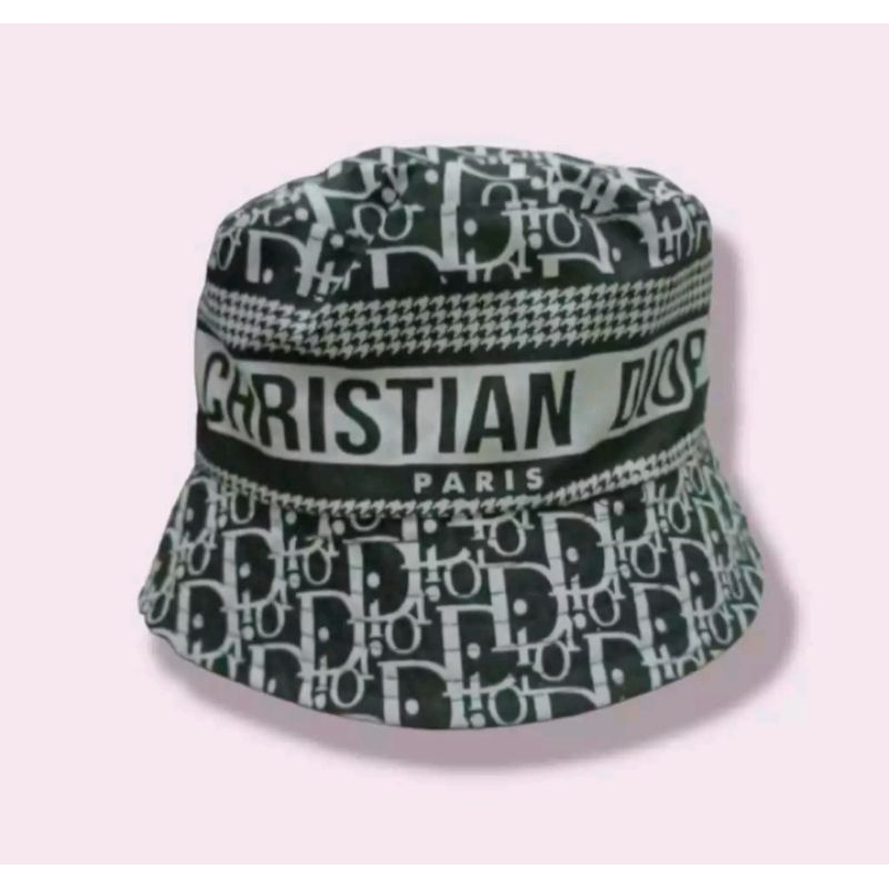 Promo Topi Bucket Christian Dior Bolak-Balik