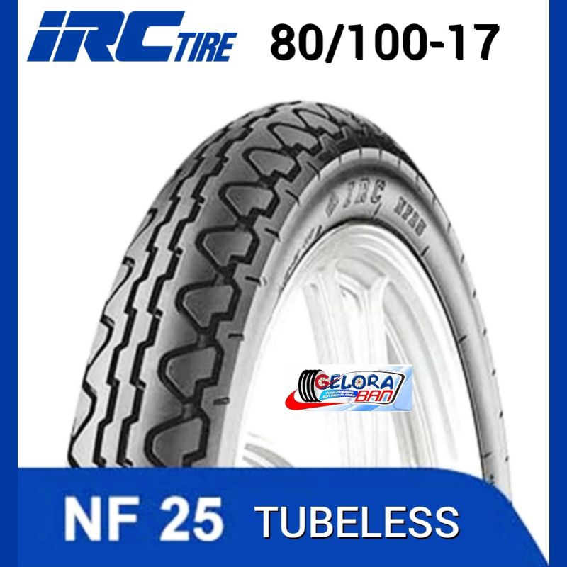 Ban Tubeless Irc Nf25 80/100-17 Ban Megapro ban Ring 17 Ban 80/100-17 ban montor 80/100-17 ban irc 8