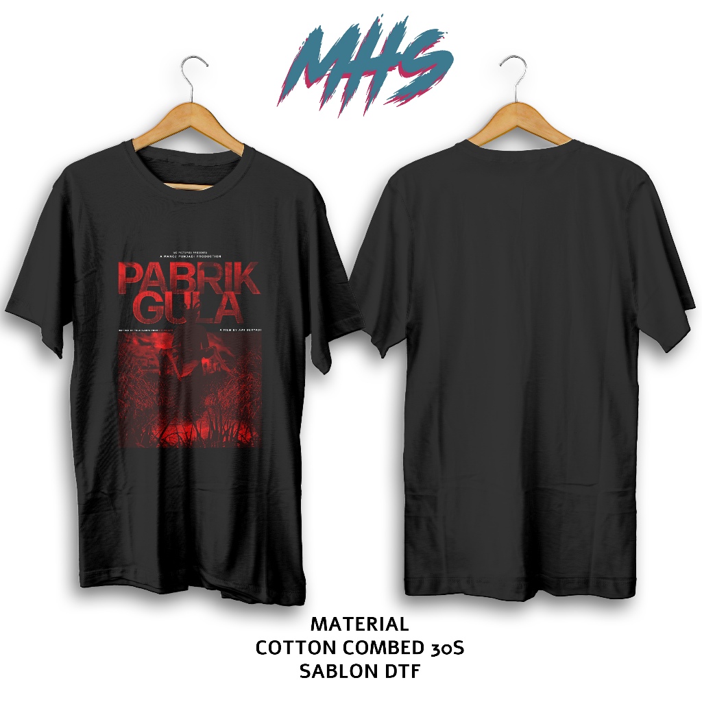 Kaos Pabrik Gula Film Indonesia Stan Cotton Combed 30s - Mengballhome Kaos Distro Custom