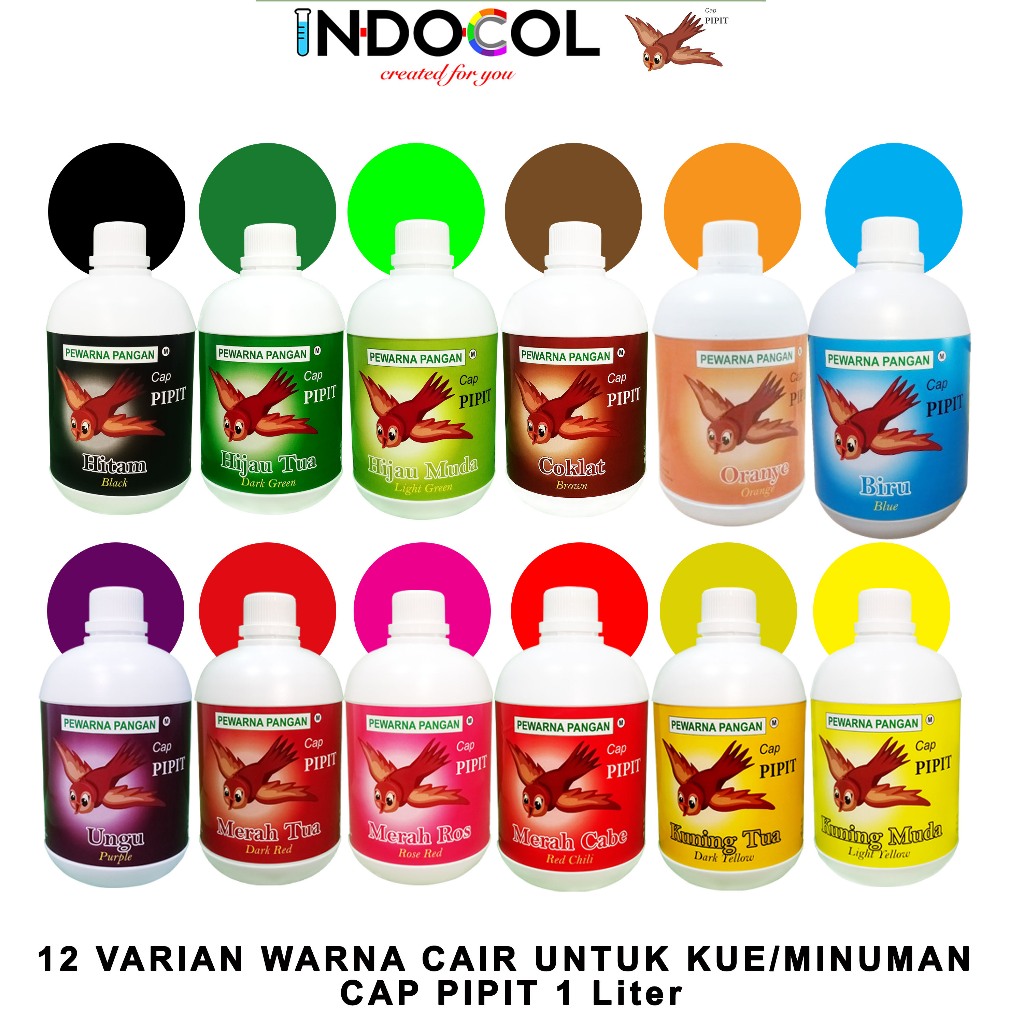 PEWARNA MAKANAN CAIR  CAP PIPIT (1 LITER)