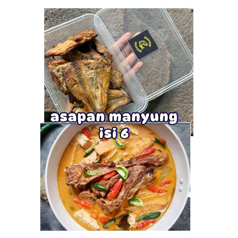 

Ikan manyung asap isi 4/5 potong ikan panggang