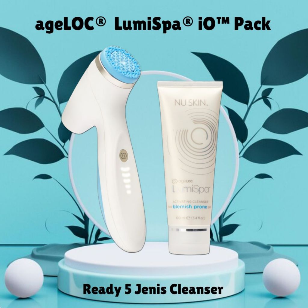 By NU Skin ageLOC LumiSpa iO Activating Cleanser Pack + Alat Cuci Muka Glow Mart ID