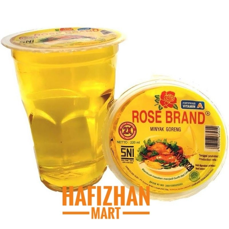 

Rosebrand minyak 220ml Cup