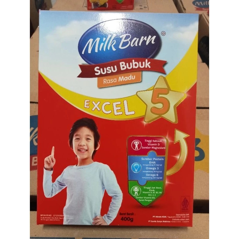 

Milkbarn - Susu Bubuk Rasa Madu - EXCEL 5 (5-12 Tahun) 400gr