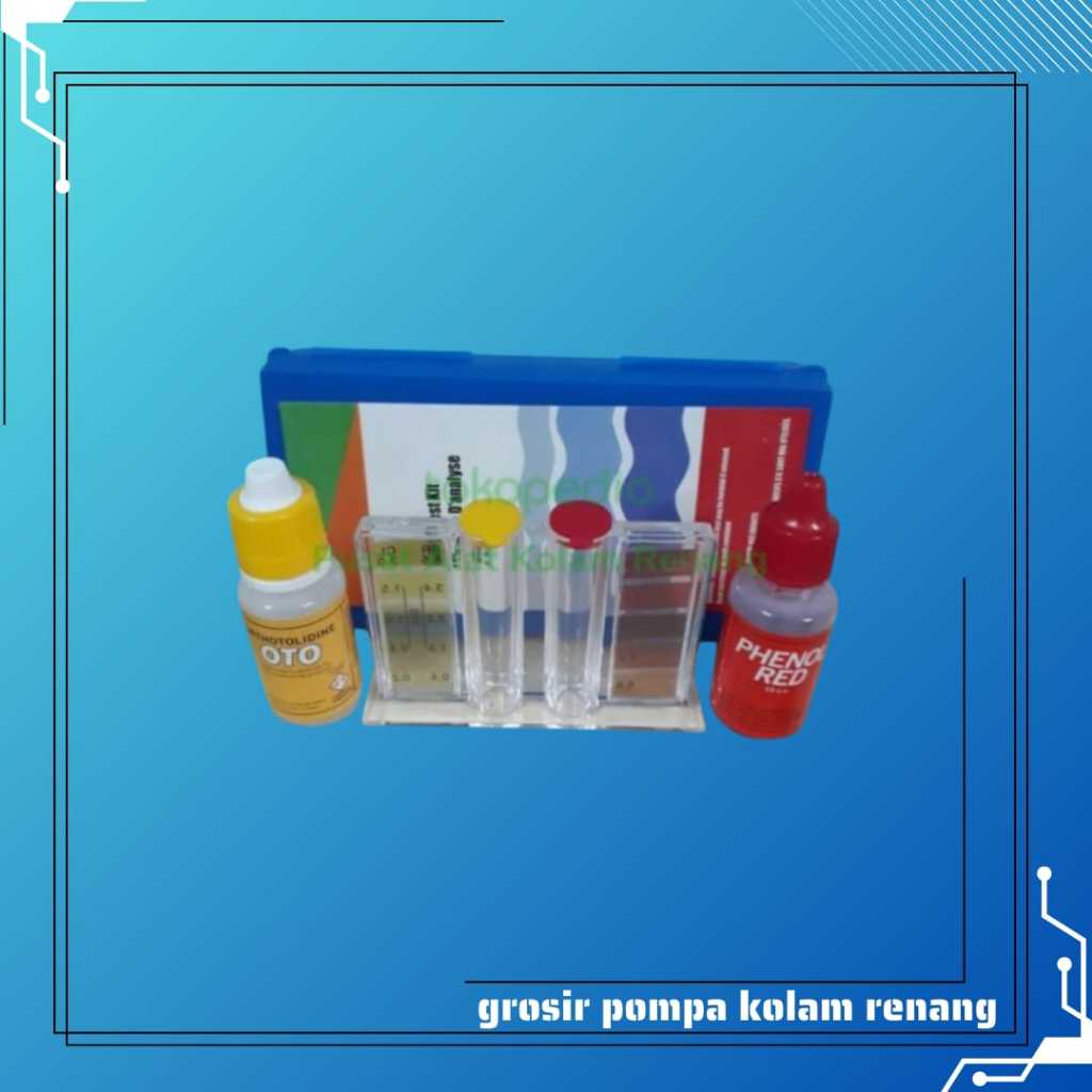 Test Kit Kolam Renang Aquant | Test Kit 2 in 1 Kadar Air Kolam Renang