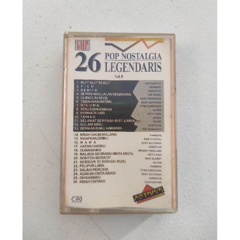 kaset pita 26 pop nostalgia legendaris