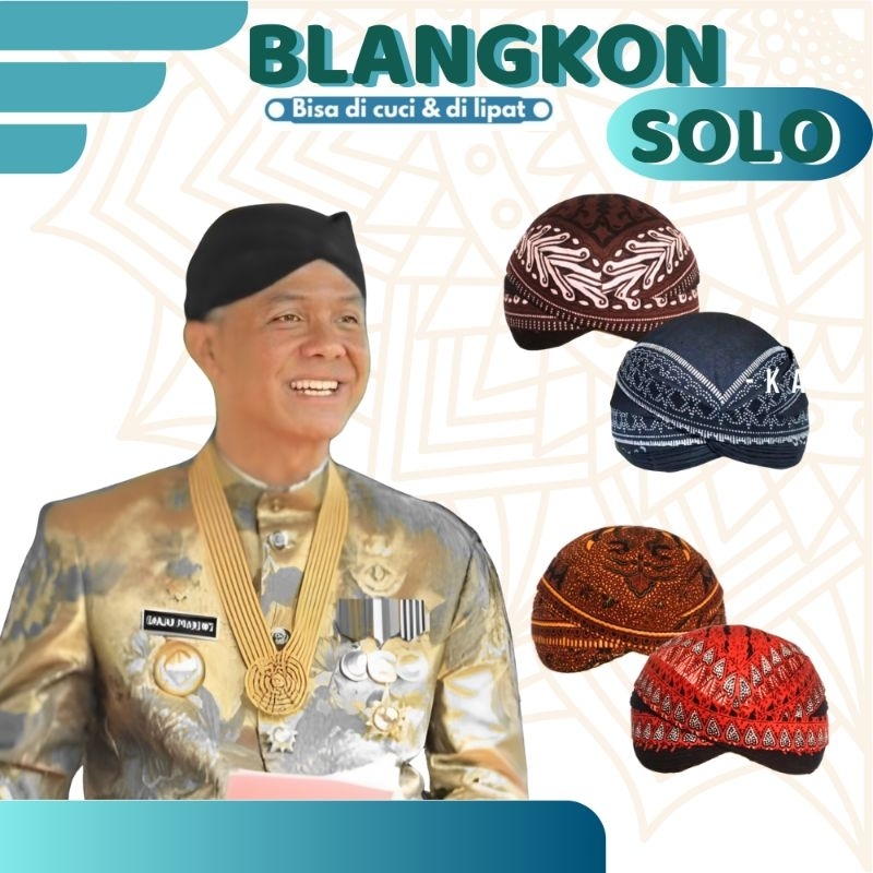 BLANGKON Solo perbawan bisa dicuci dan lipat