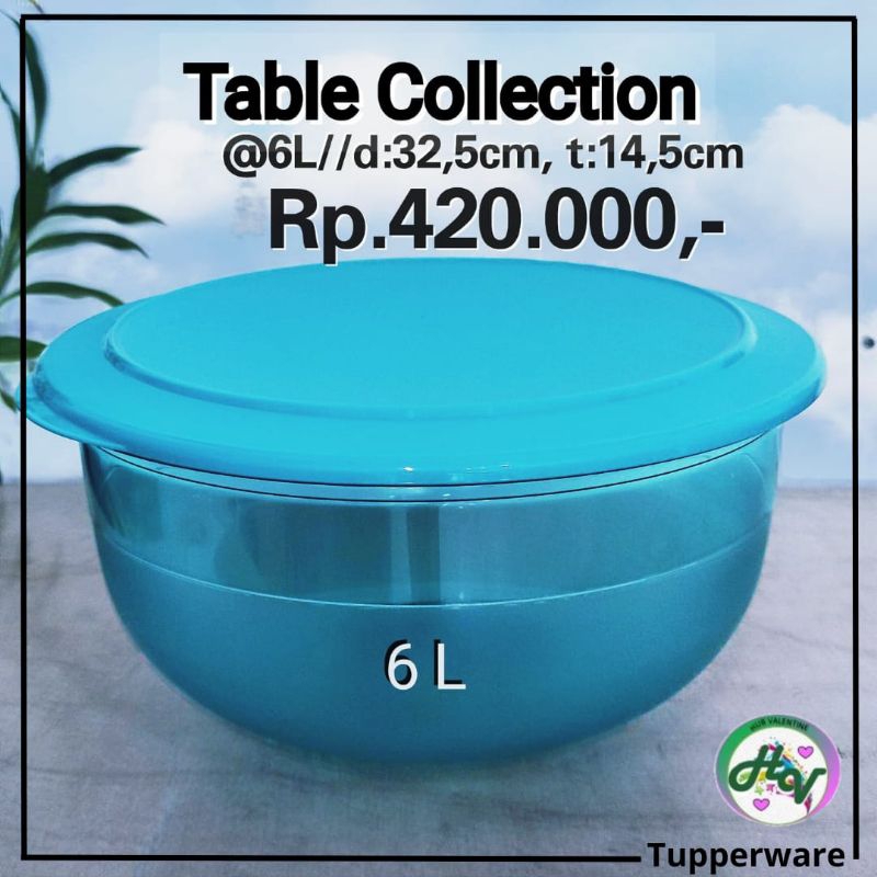 Tupperware Table Collection 6L