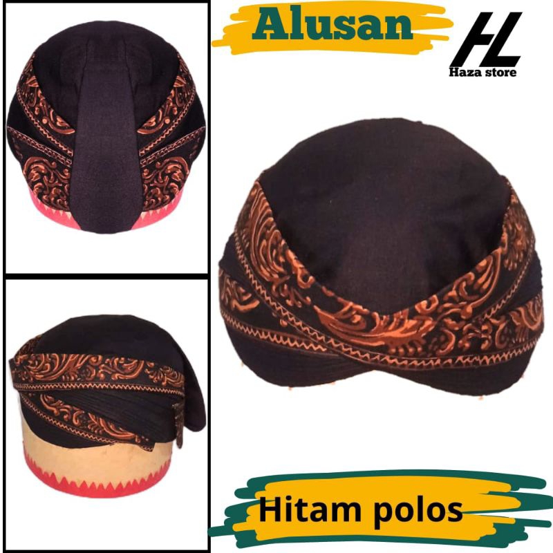 Blangkon Alusan Solo [Real Pict] bisa dicuci dan di lipat [BISA COD]