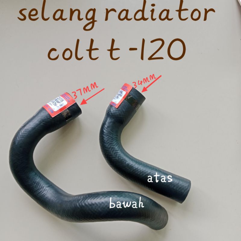 SELANG RADIATOR COLT T -120 ATAS BAWAH