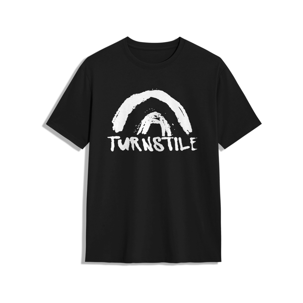Kaos Tshirt Turnstile Double Rainbow