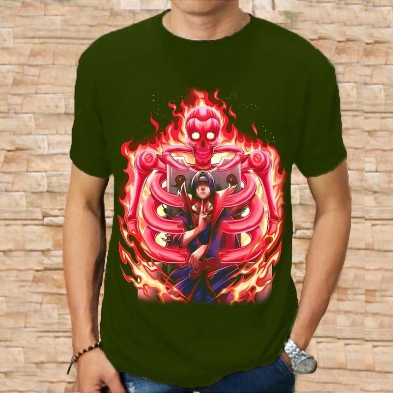 Kaos Distro Pria Lengan Pendek Itachi Susanoo Keren Terbaru Baju Pria Kekinian Termurah Terlaris Tsh