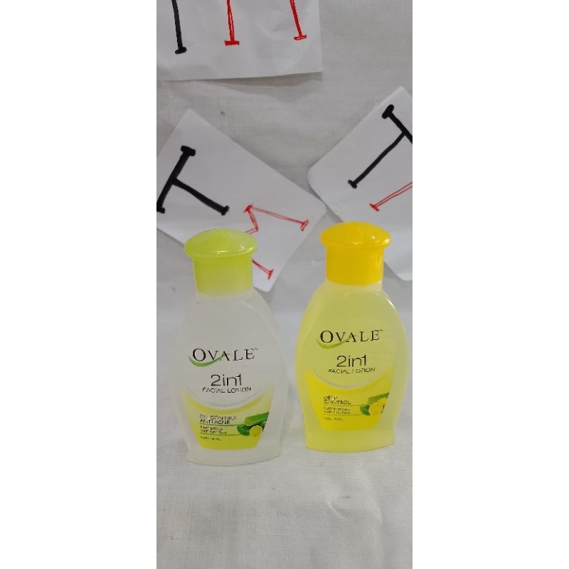 OVALE 2in1 Facial Lotion Toner Micellar Water Jeruk Nipis & Lemon 60ml