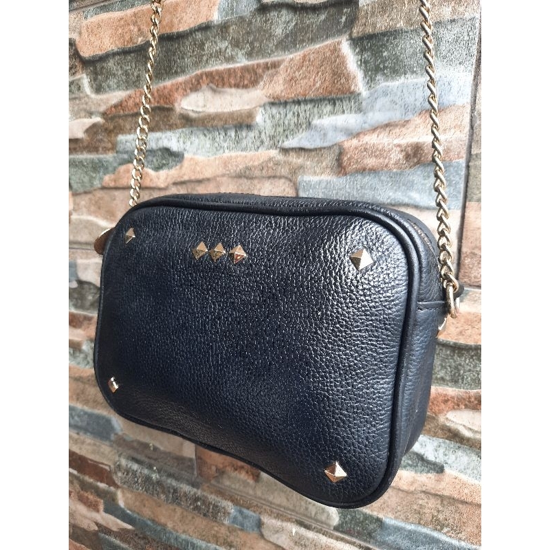 Sling Hitam Rantai JONAK - TAS PRELOVED BRANDED ORIGINAL