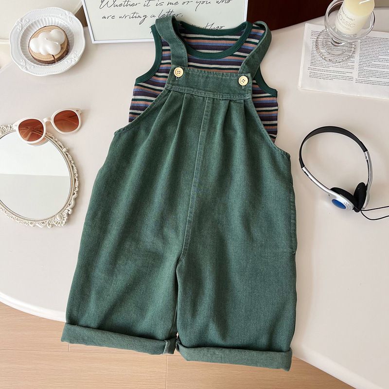 Jumpsuit anak perempuan/ Setelan papoy anak usia 3-8 tahun/ Baju kodok anak usia 3-8 tahun/ Jumpsuit