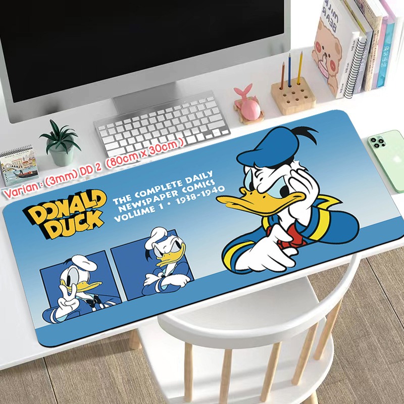 MOUSE PAD PREMIUM PANJANG GAMING MOUSE PAD MOTIF DONALD DUCK MICKEY MINNIE MOUSE CHIP N DALE DAISY D