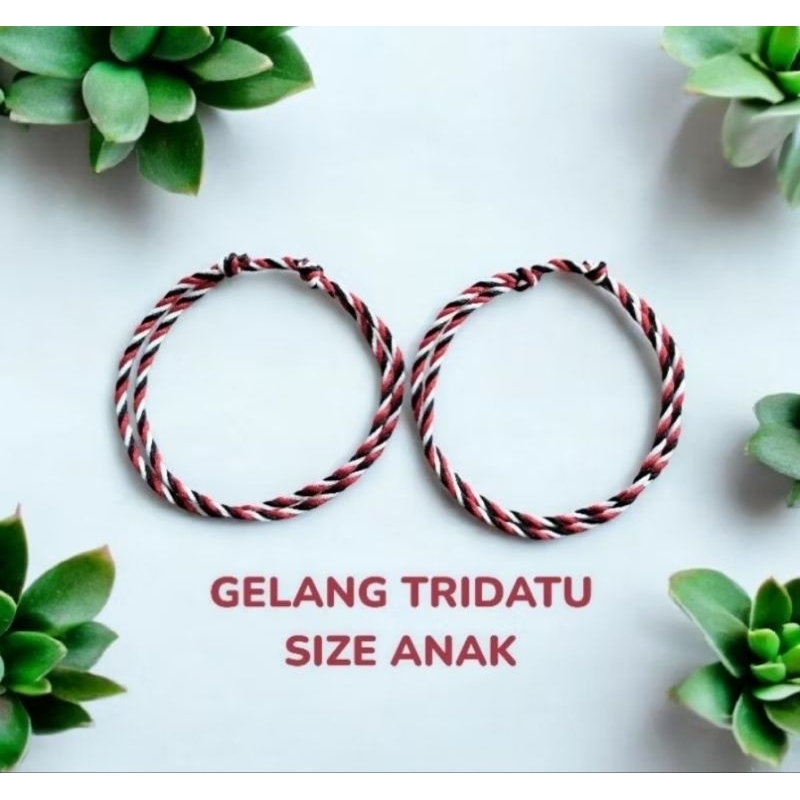 gelang tridatu anak bayi // gelang tridatu anak kecil // gelang tridatu anak kecil