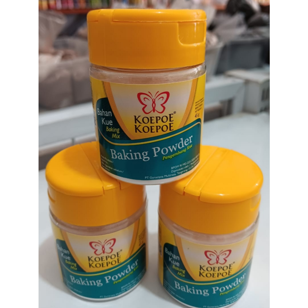 

Koepoe Koepoe Baking Powder (45gr) / Bahan Pengembang Kue