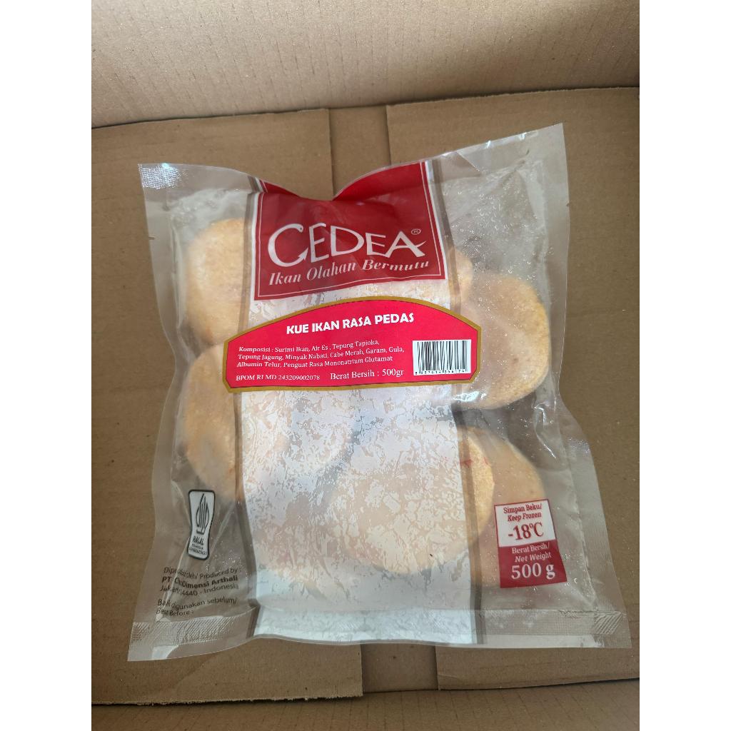 

Cedea Spicy Fish Cake 500gr Cedea Kue Ikan Pedas 500gr