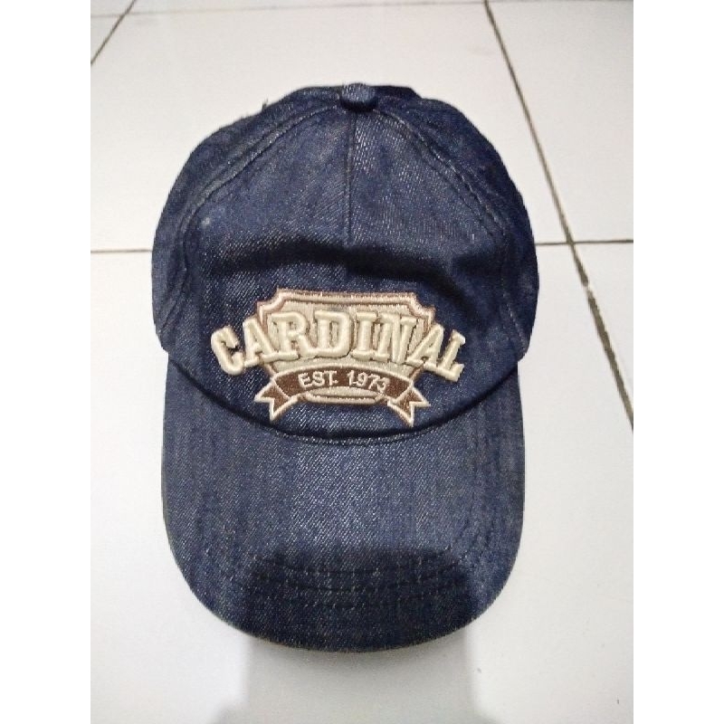 Topi Denim Cardinal