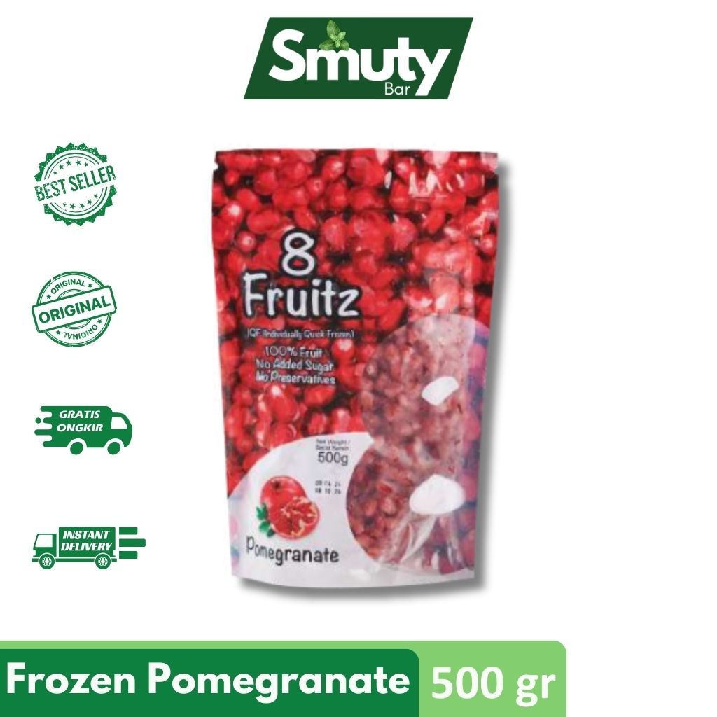 

8 Fruitz Frozen Pomegranate/Pome Beku 500 Gr