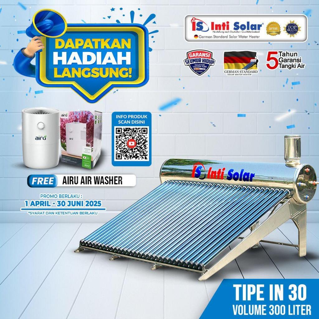 Solar Water Heater INTI SOLAR 30 IN Full Stainless