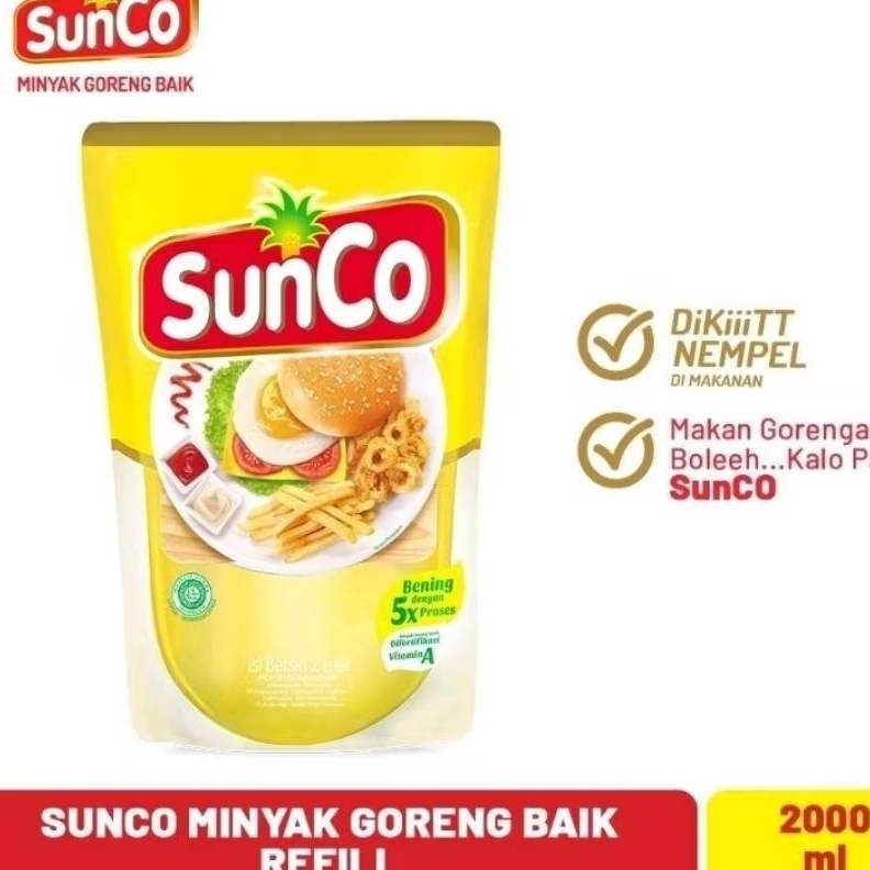 

PROMO RealPict SUNCO 2lt Minyak Goreng Reffill