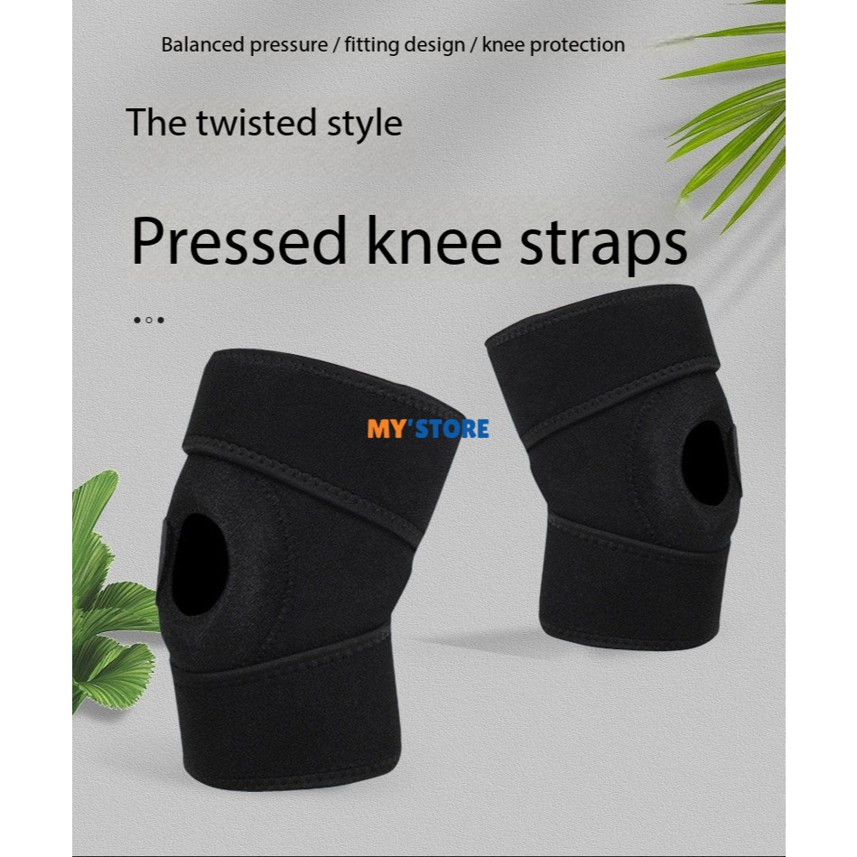 Dekker Lutut Tulang Knee Support Badminton Pelindung Lutut Compression Knee Brace