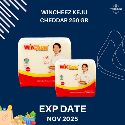 

Wincheez Gold Keju Cheddar 250gr