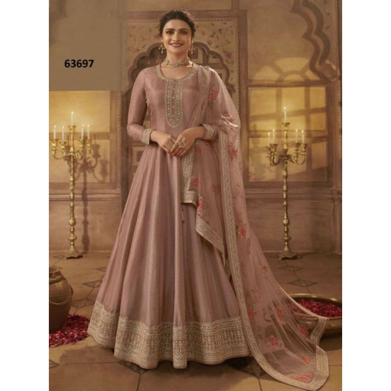 dress muslim sutra chinon pakistan import wanita (READY)