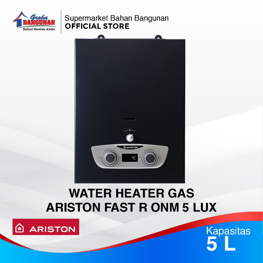 Water Heater Gas Ariston Fast R Lux / Pemanas Air Gas Ariston