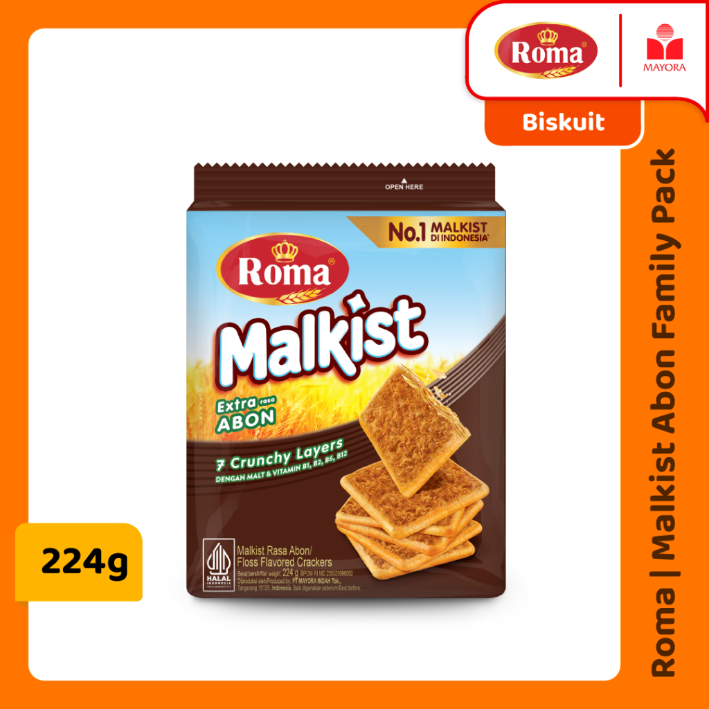 

Roma Malkist Abon Family Pack