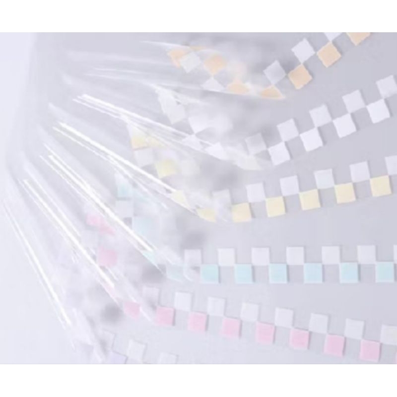 

flower Wrapping paper per lembar kertas Buket motif list kotak cellophane waterproof bening list kotak warna