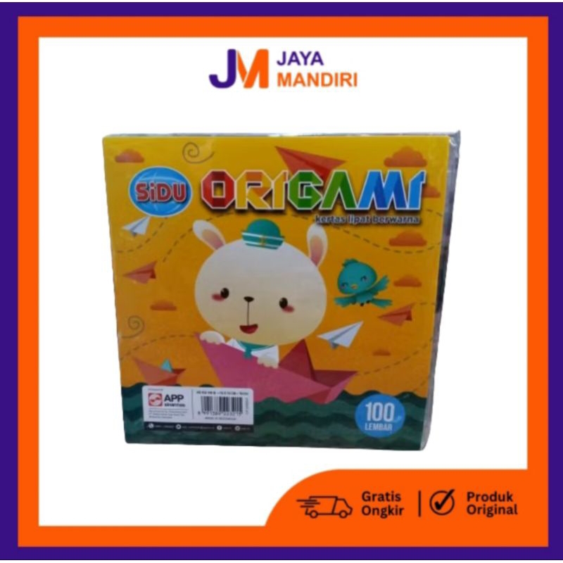 

Origami Sidu 100 Lembar 16x16 Cm Kertas Lipat Glossy Satu Sisi