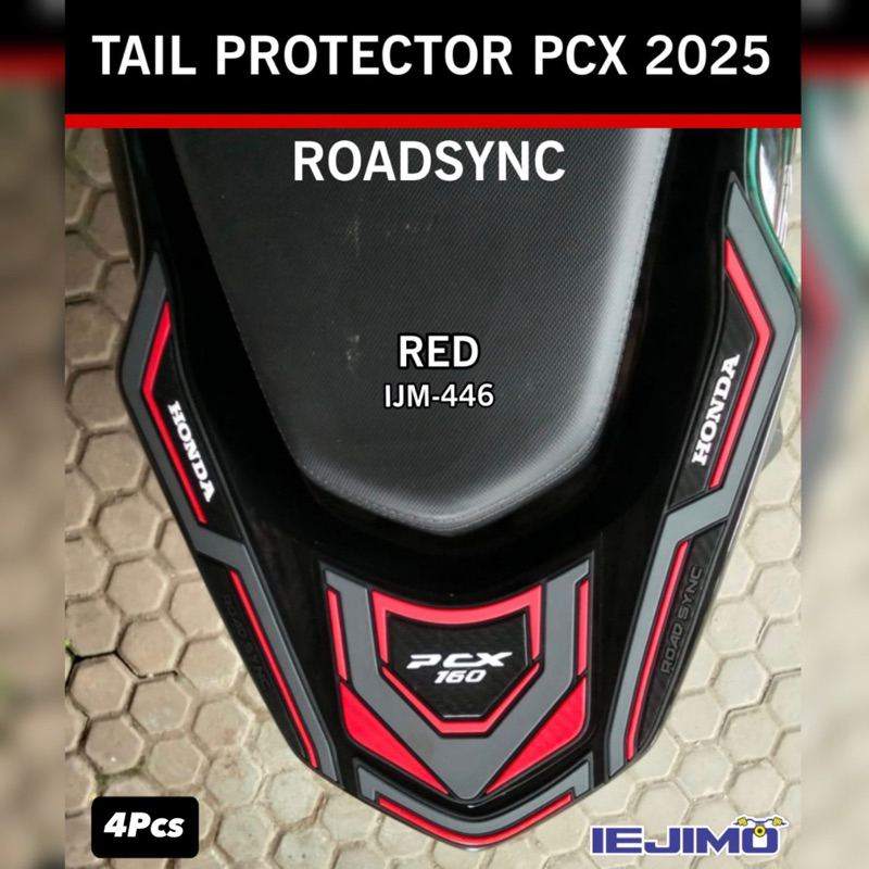 PCX 160 TAIL PROTECTOR / PELINDUNG BEHEL PCX 160 / AKSESORIS PCX 160 / UPPER STOP LAMP PCX 160 ROADS