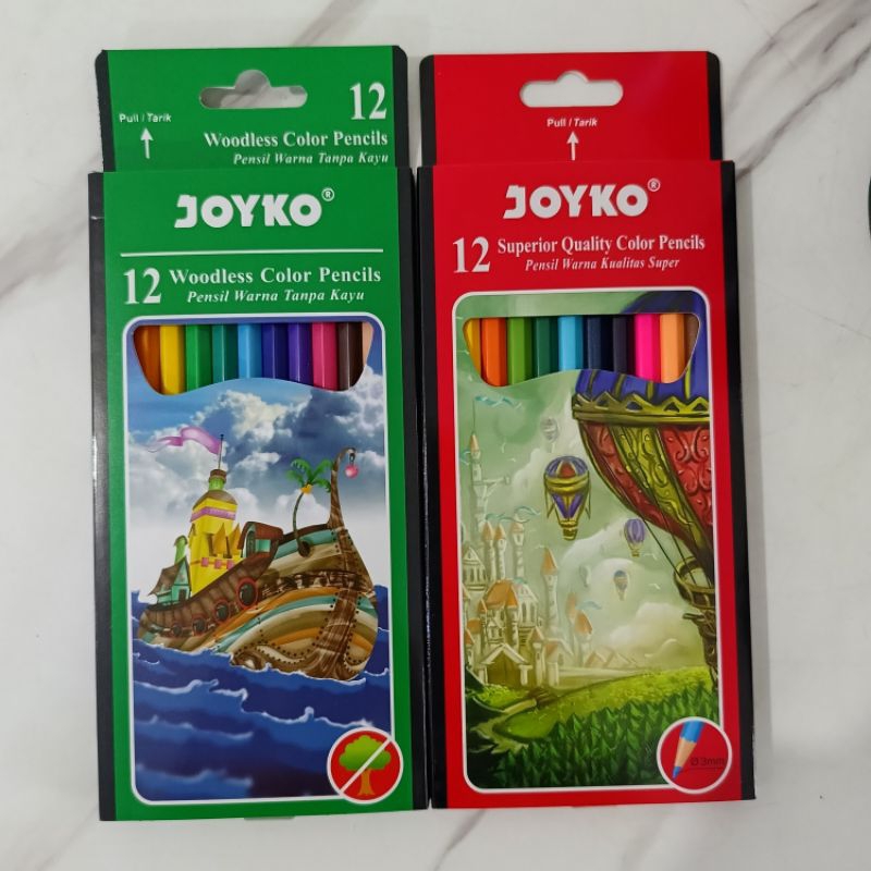 

Pensil Warna Joyko 12 Warna cp-100 & cp-103