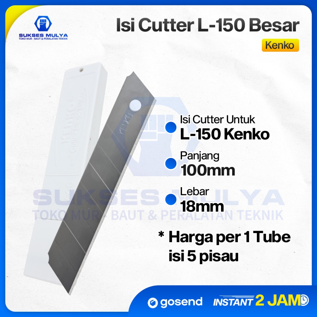 

Isi Cutter Kenko L - 150 Refil Isi Ulang Cutter