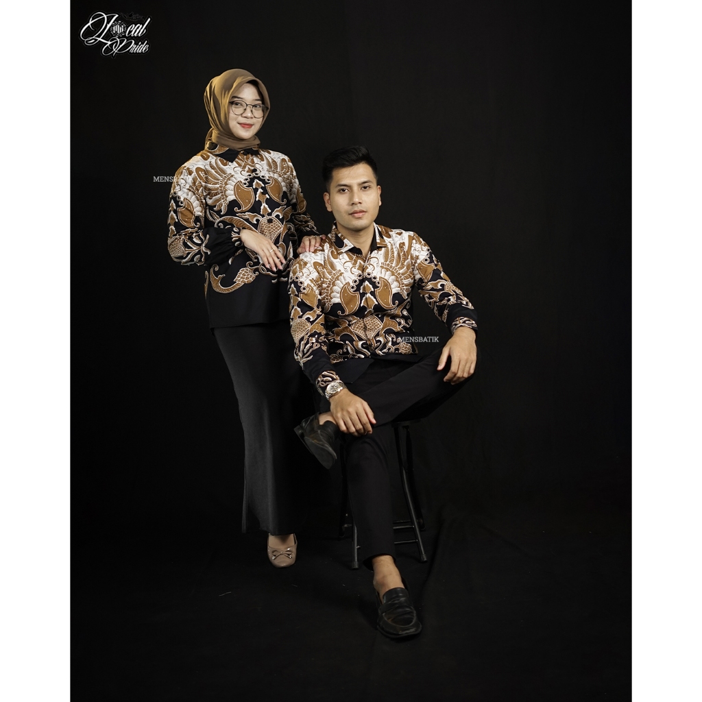 MENSBATIK - Pharang Wismaya - Couple Set - Kemeja Dewasa - kemeja pria - kemeja slimfit - Blouse wan