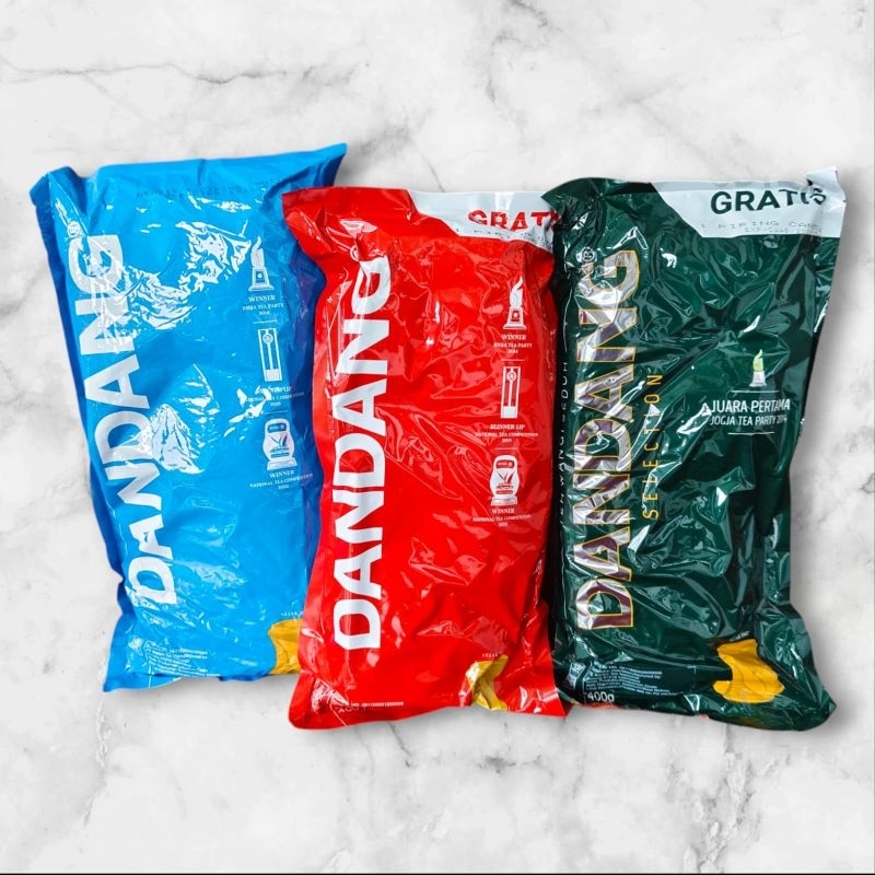 

Teh Tubruk Dandang Kemasan Pack 400 Gr Merah-Biru-Hijau Premium Grosir