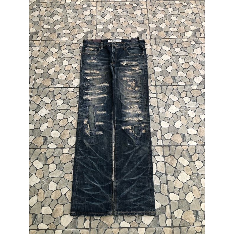 VINTAGE JEANS FADING PSGB RIPPED