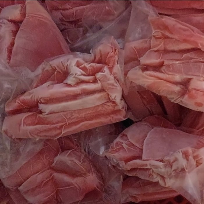 

Ikan Tuna Parcel / Ikan Tuna Fillet Parcel Kualitas Super Ekspor Grade A @500 gram