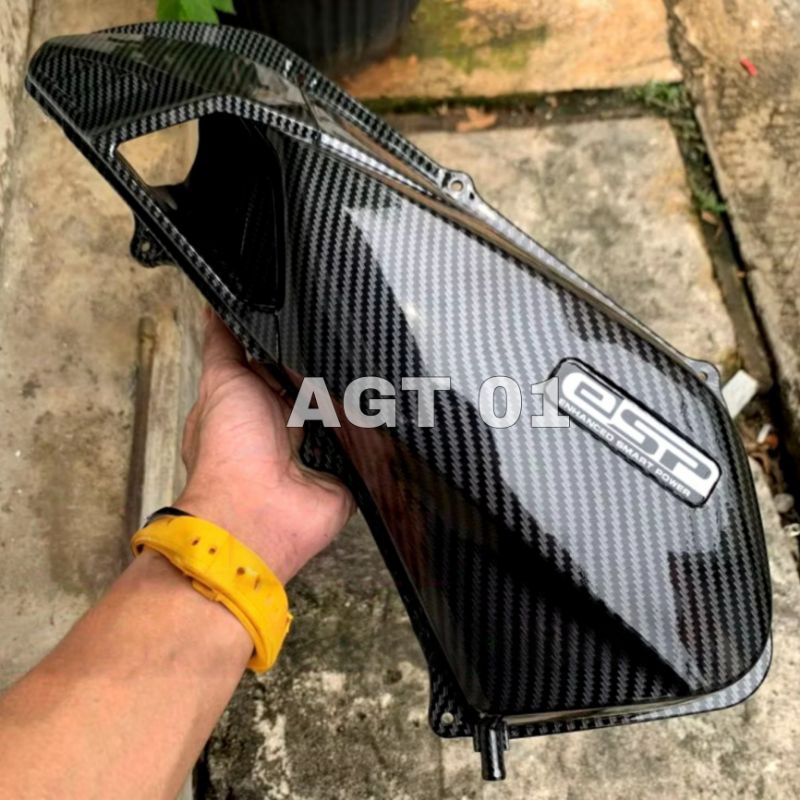 TUTUP FILTER CARBON PCX 160 NEW 2022 CARBON WTP ORIGINAL ZORO  / PENUTUP FILTER UDARA MOTOR PCX 160 