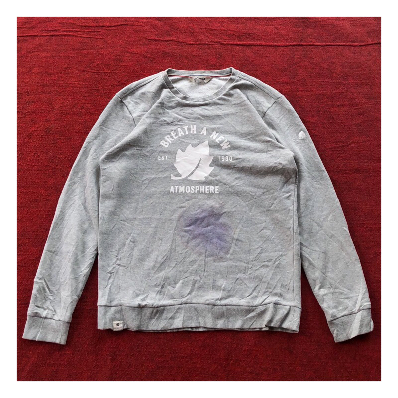 crewneck lafuma size m minus noda Size : M (P : 70m X L : 56cm)