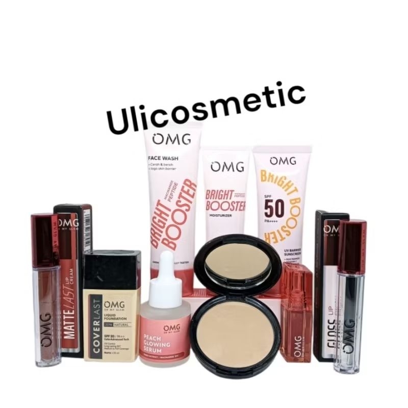 PAKET OMG OH MY GLOW//OMG MAKE UP LENGKAP//OMG SKINCARE GLOW PAKET SEMUA JENIS KULIT