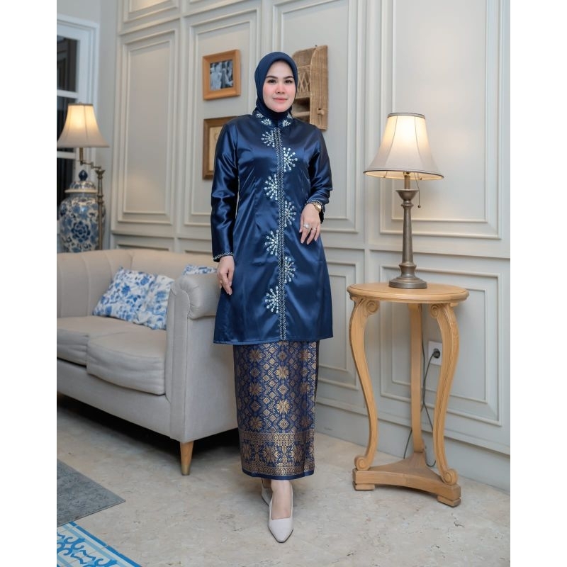 Setelan Baju Kurung Melayu Baju kurung Payet Setelan Songket